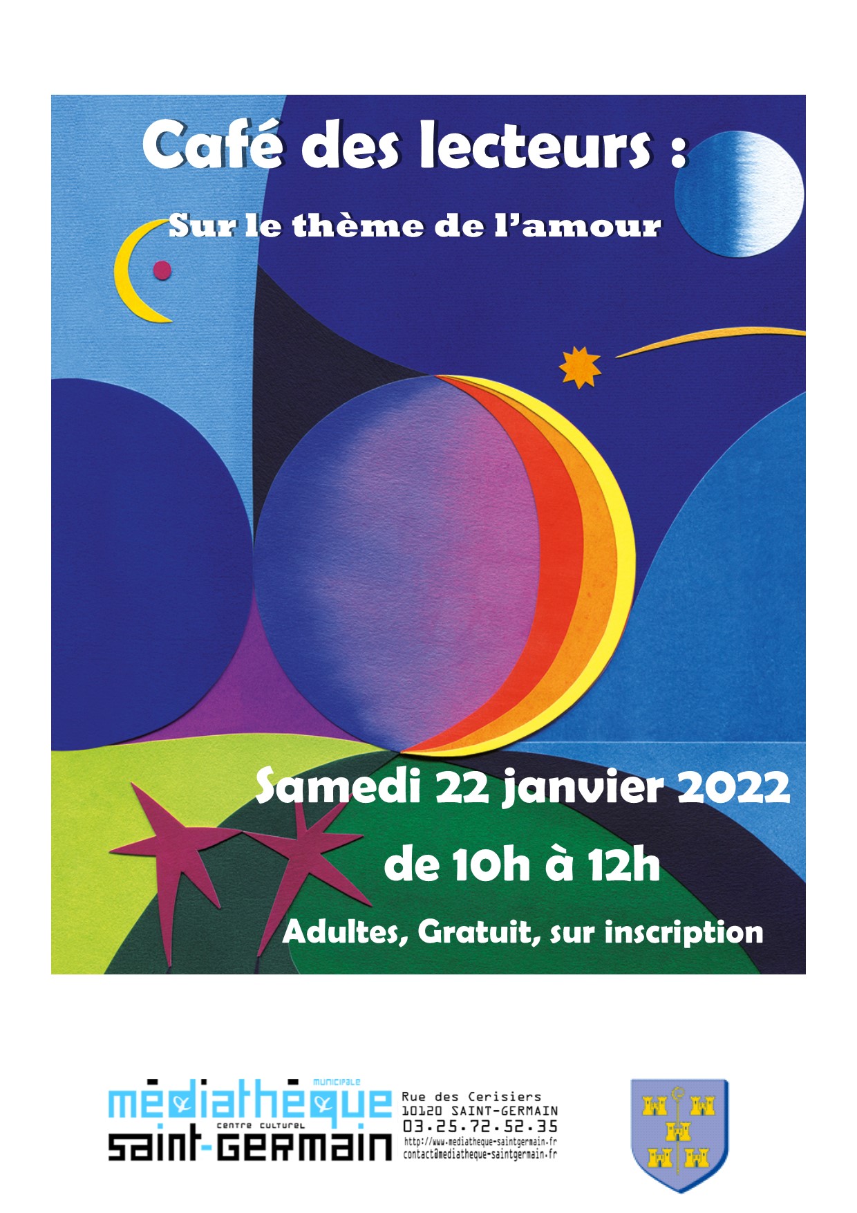 Café des lecteurs Samedi 22 janvier 2022 à 10H